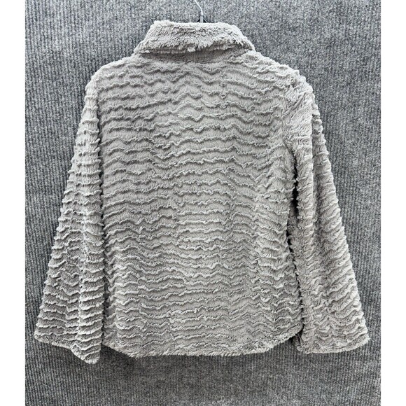 Patagonia Pelage Jacket Women's XS Gray Full Zip Snap Curly Fleece Fuzzy EUC - Picture 5 of 13